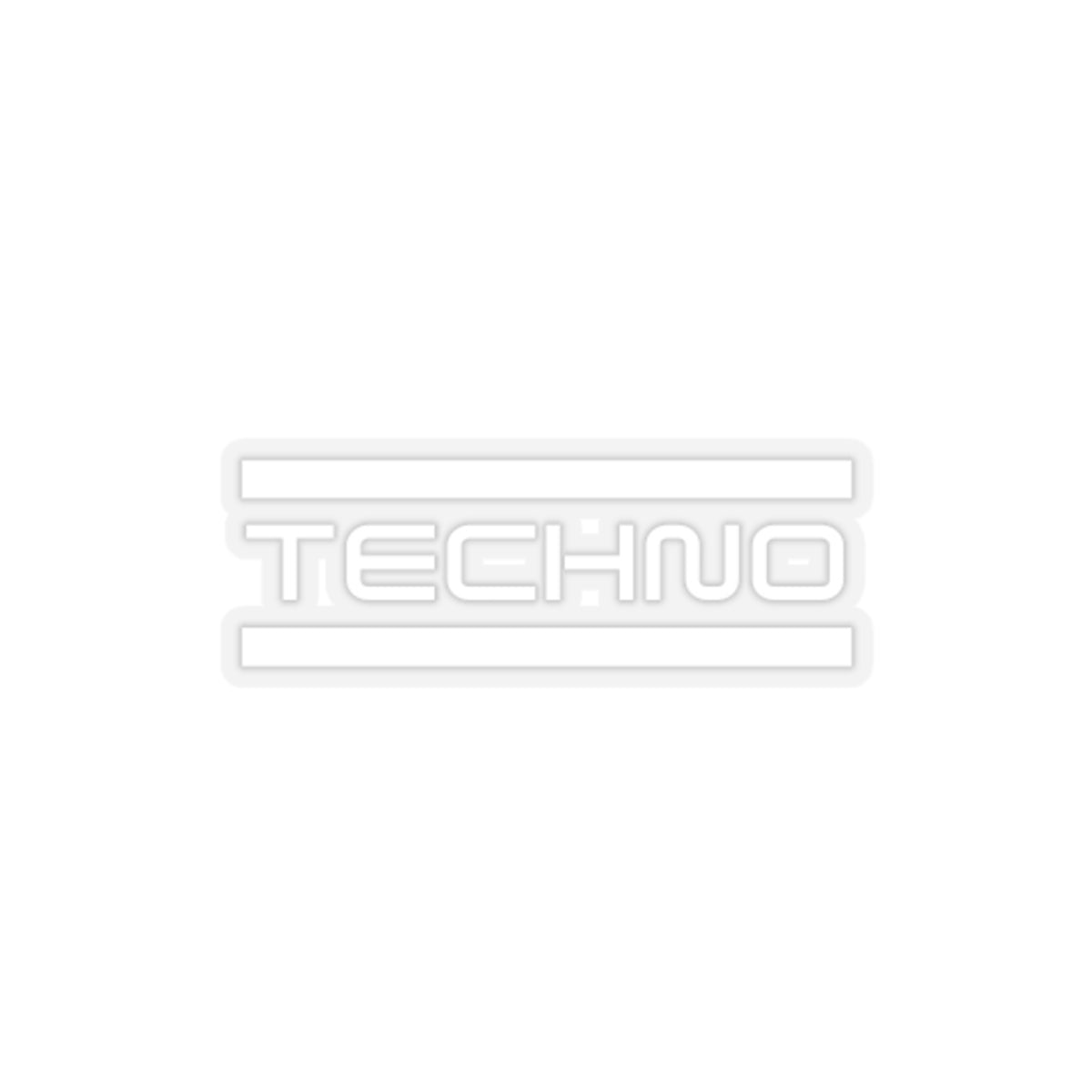 Techno Sticker