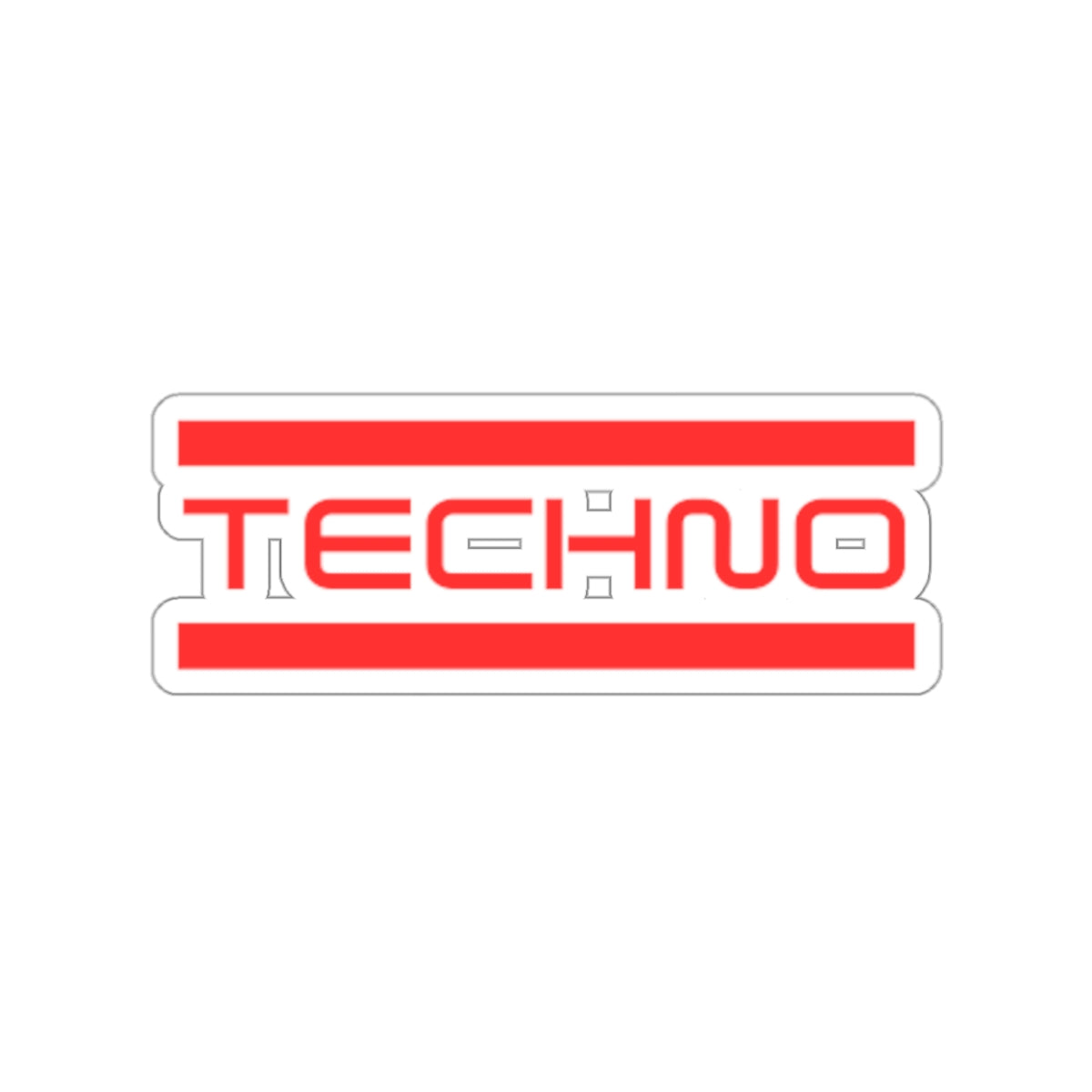 Techno Sticker