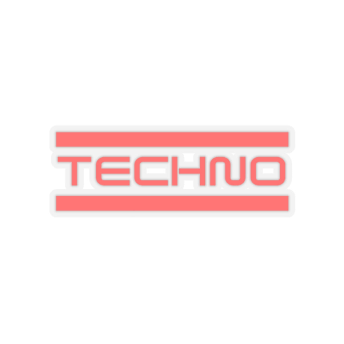 Techno Sticker