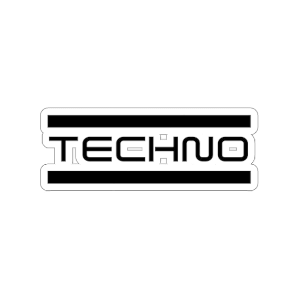 Techno Sticker